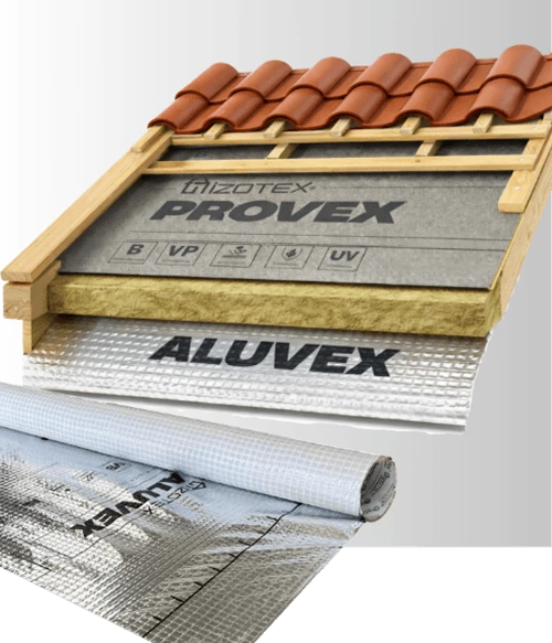 ALUVEX – Gitterverstärkte reflektierende Dampfbremse